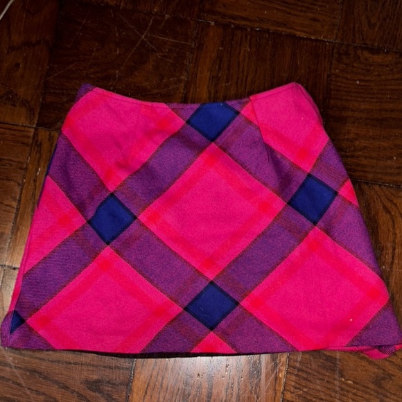 Dresses & Skirts - Vintage Plaid Pink and Blue Women's Skirt